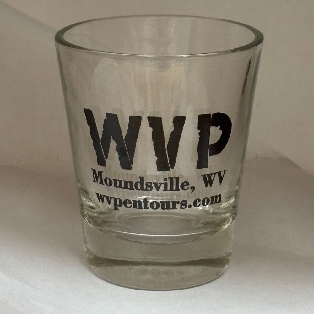 West Virginia Penitentiary Shot Glass Moundsville WV WVP Dark Tourism Souvenir